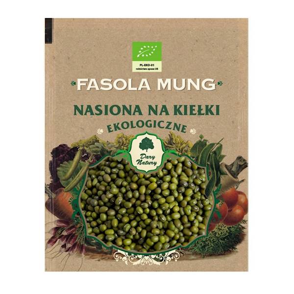 Fasola mung nasiona na kiełki EKO 50g Dary Natury