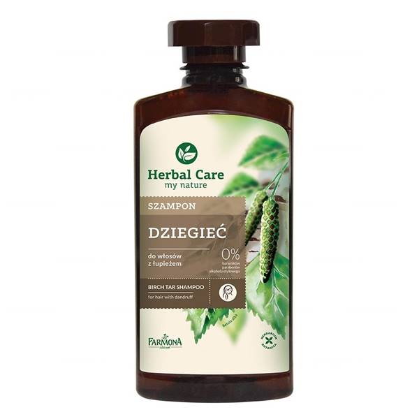 Herbal Care szampon dziegieć  330ml