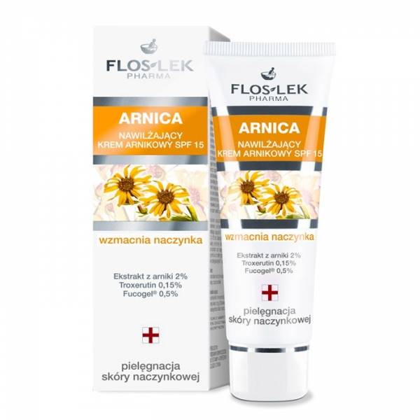 Flos lek Arnika krem nawilżający SPF15 50ml