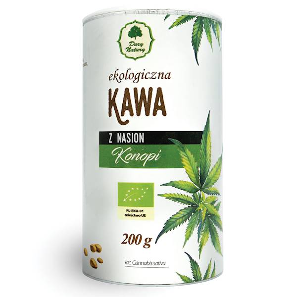 Kawa z nasion konopi EKO 200g Dary Natury