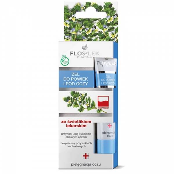 Flos lek żel pod oczy ze świetlikiem lekarski 15ml