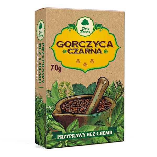 Gorczyca czarna 70g Dary Natury