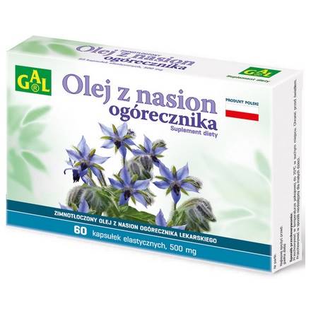 GAL Olej z nasion ogórecznika 60kaps.