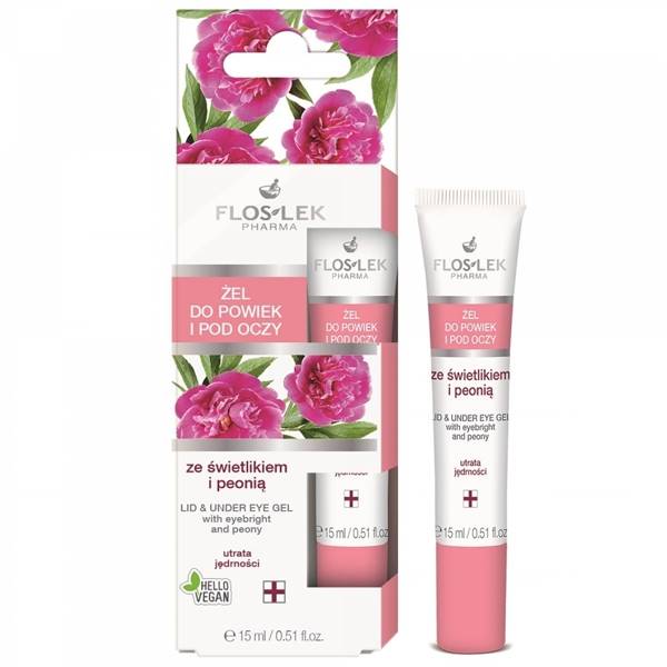 Flos lek żel pod oczy ze świetlikiem i peonią 15ml
