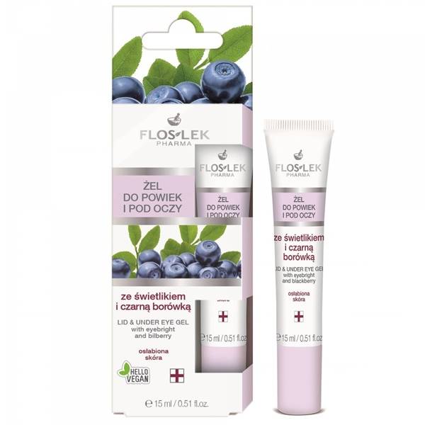 Flos lek żel pod oczy świetlik czarna borówka 15ml
