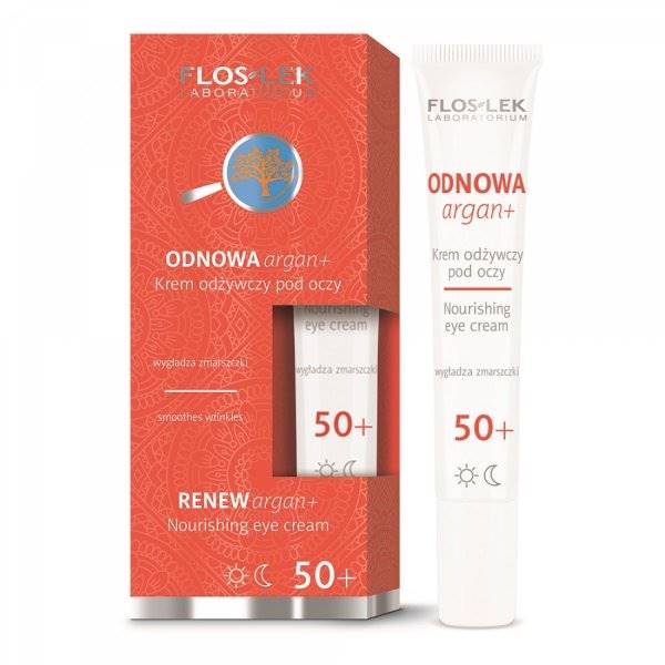 Flos lek Odnowa argan krem pod oczy 50+