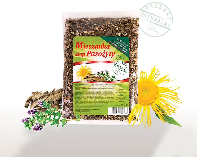 Mieszanka na pasożyty 100g Flos Pasokontrol