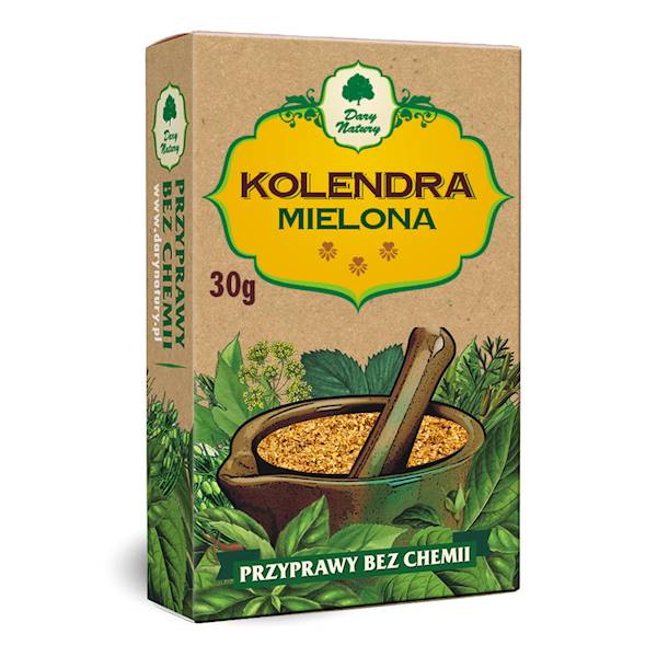 Kolendra mielona 30g. Dary Natury