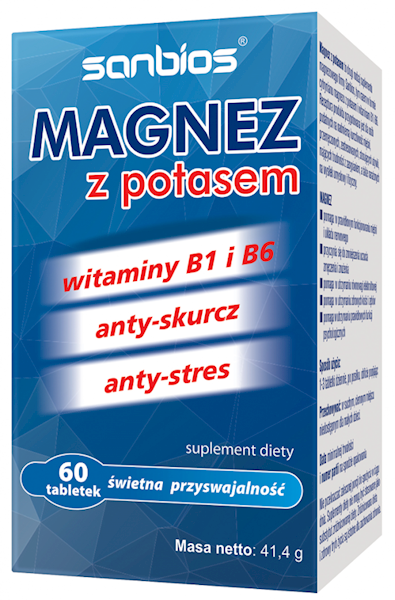 Magnez z potasem 60 tabl