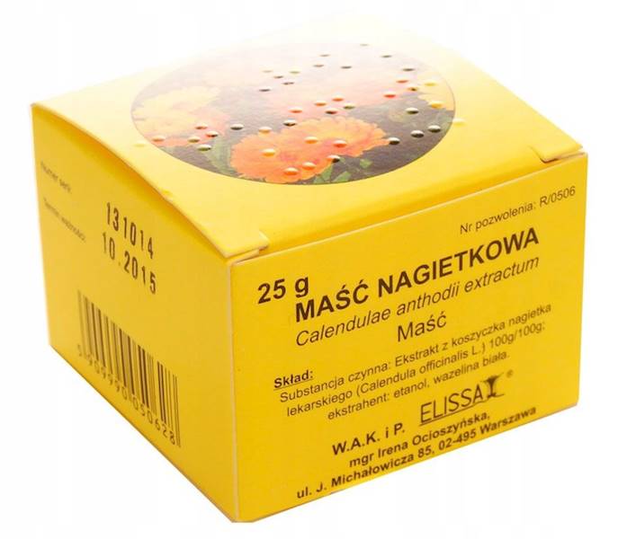 Maść nagietkowa elissa 25g.