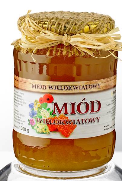 Miód wielokwiatowy 1000g Bartpol
