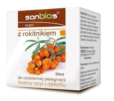 Krem z rokitnikiem Sanbios