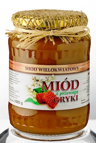 Miód gryczany 1000g Bartpol