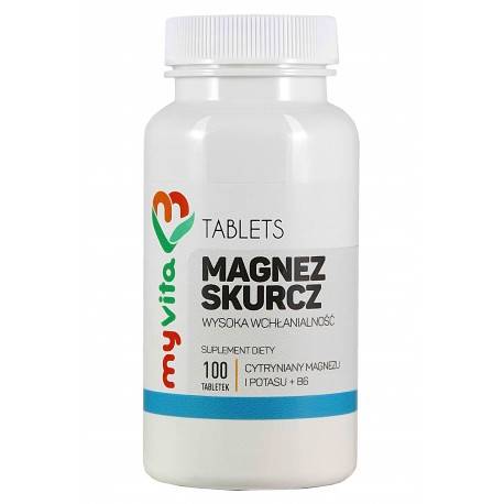 Magnez skurcz 100tabl. MyVita
