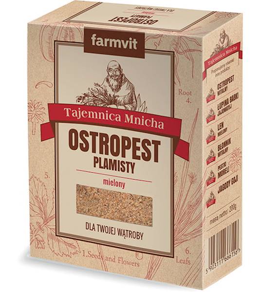 Ostropest mielony 200g Farmvit 