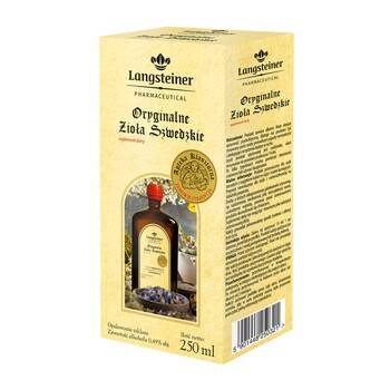 Zioła szwedzkie oryginalne 250 ml Langsteiner