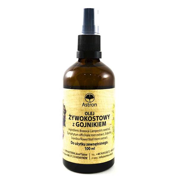 Olej żywokostowy z gojnikiem 100ml Astron