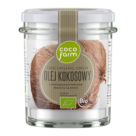 Olej kokosowy EKO 240g CocoFarm