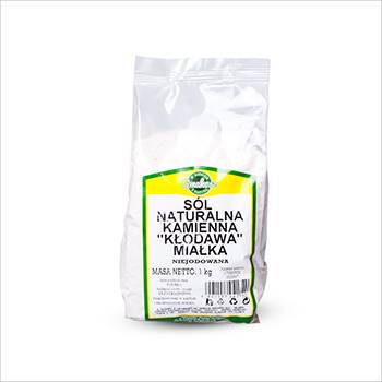 Sól kamienna Kłodawa miałka 1 kg