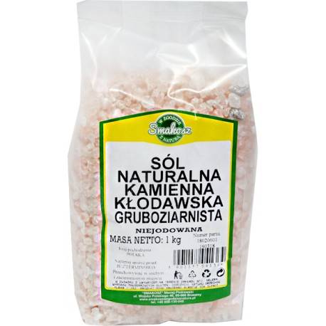 Sól kamienna Kłodawa gruboziarnista 1 kg