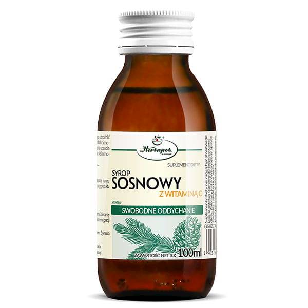 Syrop sosnowy.z wit.c 100ml Herbapol