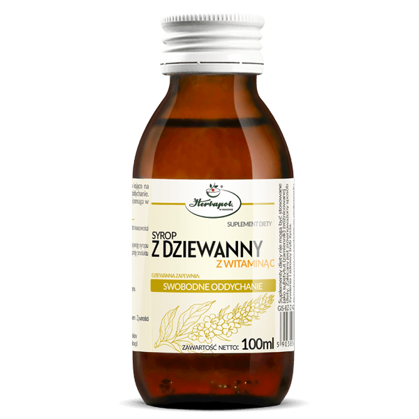 Syrop z dziewanny z vit C 100ml  Herbapol