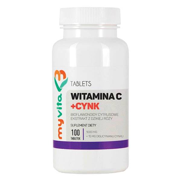 Witamina C 1000mg + Cynk 100tabl MyVita