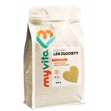 Len złocisty mielony 200g MyVita.