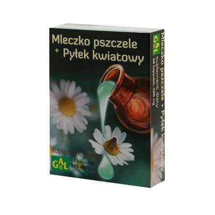GAL mleczko pszczele + pyłek 48 kaps.