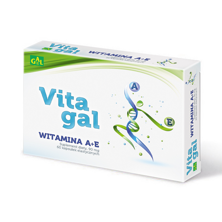 GAL Vitagal witamina A+E 60 kaps.