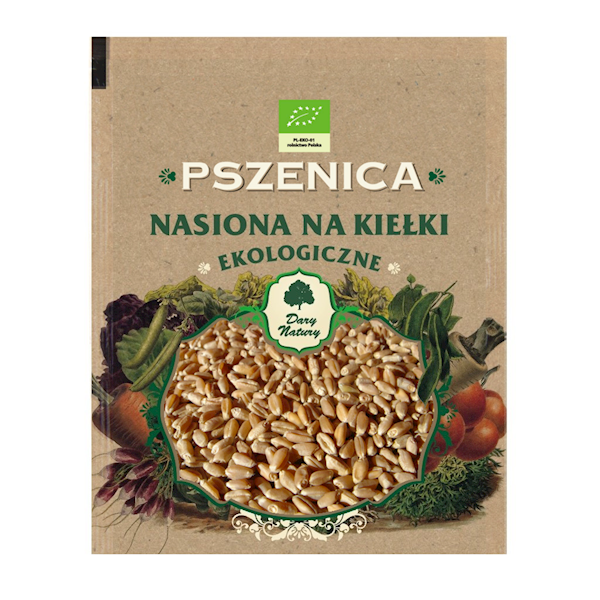 Nasiona pszenicy na kiełki 50g Dary Natury