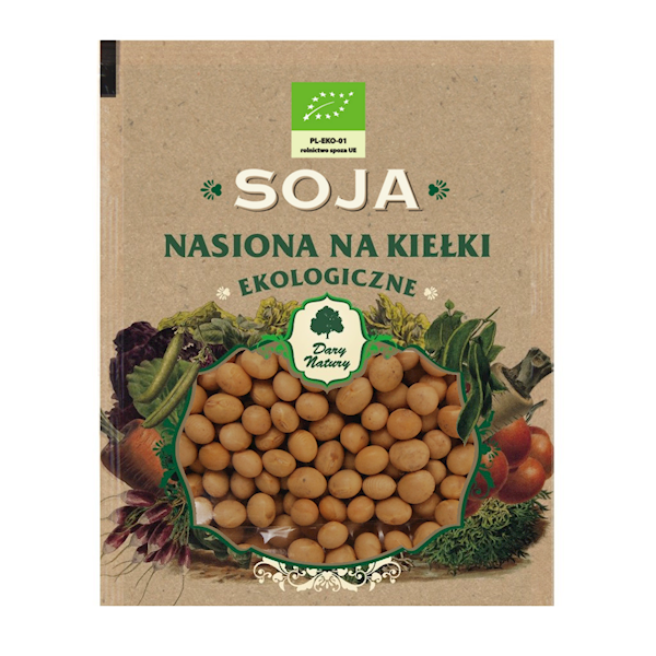 Nasiona soji na kiełki 50g Dary Natury