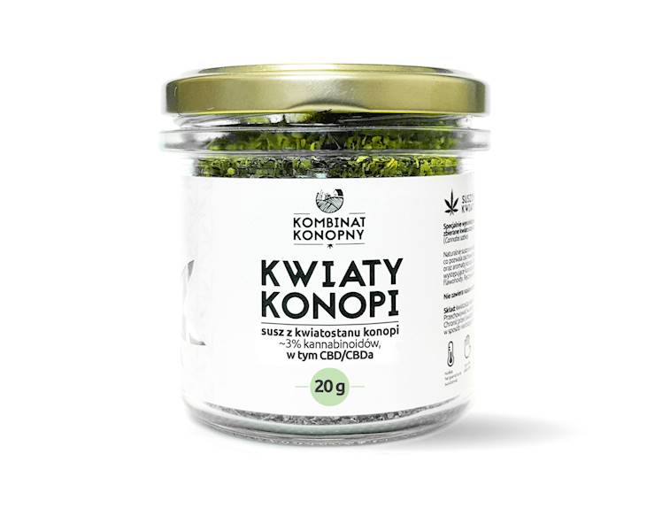 Kwiaty konopi- susz konopny 20g