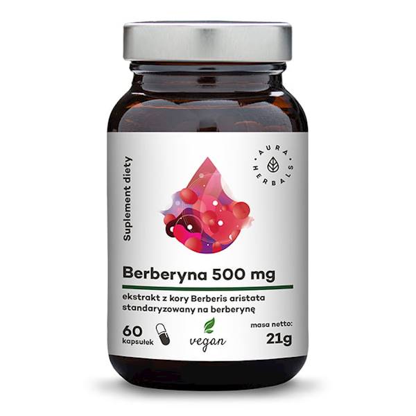 Berberyna490mg 60 kaps Aura Herbals