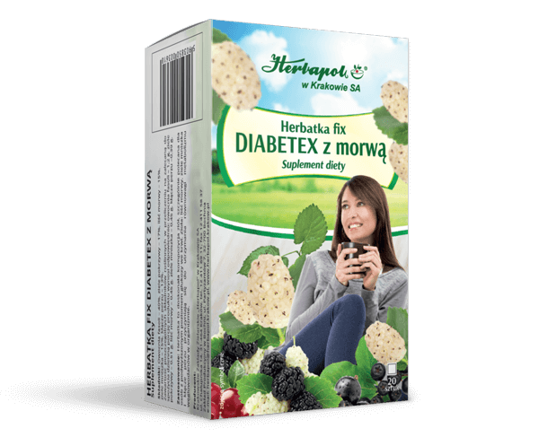 Herbatka diabetex z morwą fix Herbapol