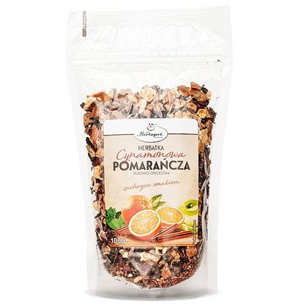 Herbatka cynamonowa pomarańcza 100g Herbapol