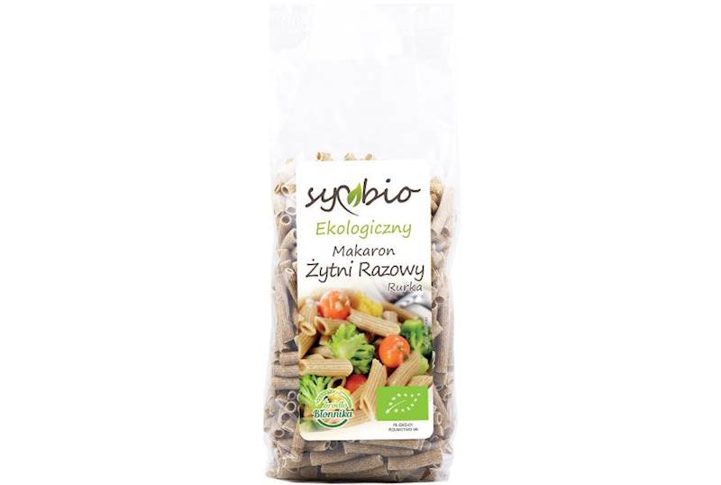 Makaron razowy żytni rurka BIO 400g Symbio