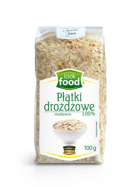Płatki drożdżowe nieaktywne 100g Look Food