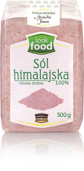 Sól himalajska drobna 500g Look Food