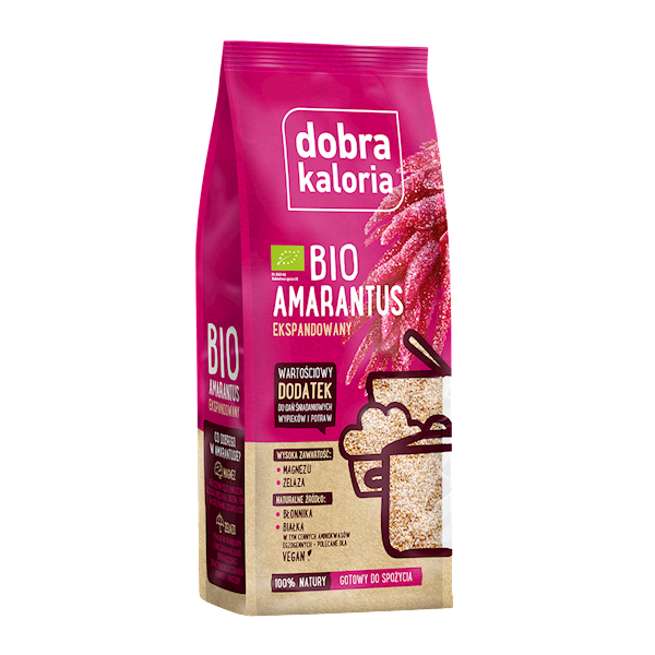 Amarantus ekspandowany BIO 120g Dobra kaloria