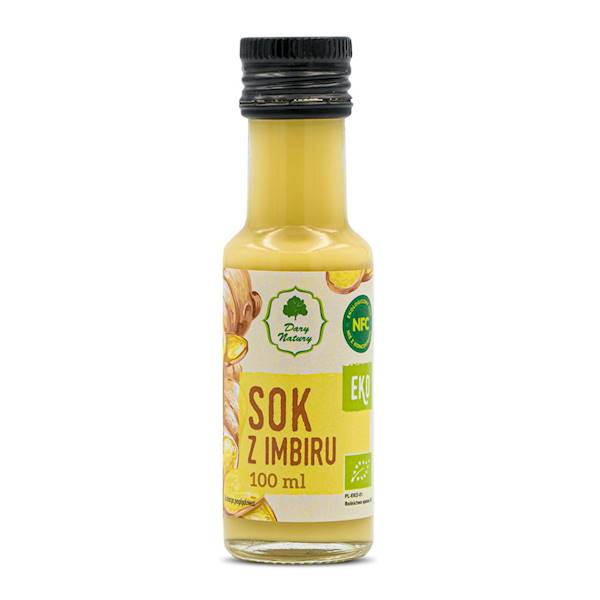 Sok z imbiru EKO 100ml Dary Natury 