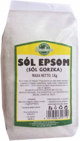 Sól Epsom 1kg Smakosz