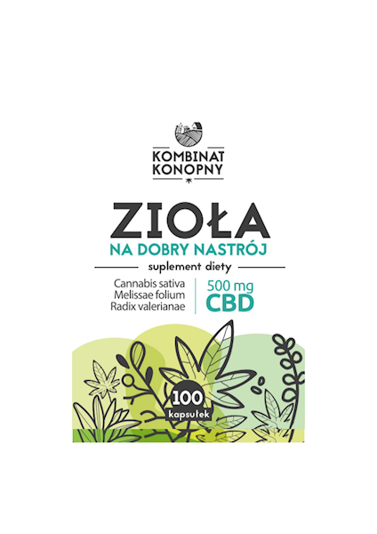 Zioła na dobry nastrój 100 kaps Kombinat Konopny