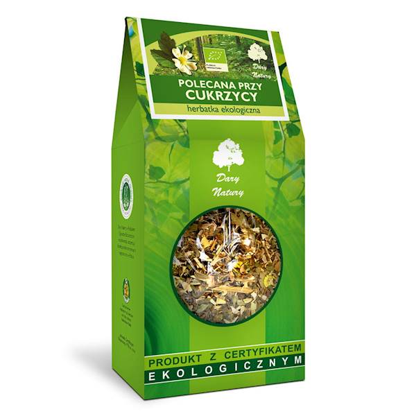 Herbatka polecana prz cukrzycy 150g Dary Natury