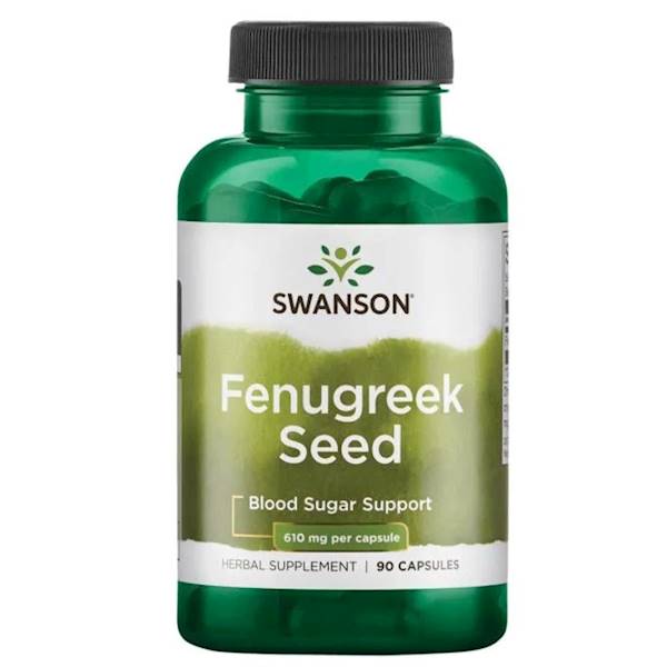 Fenugreek seed (kozieradka) 610mg 90 kaps Swanson