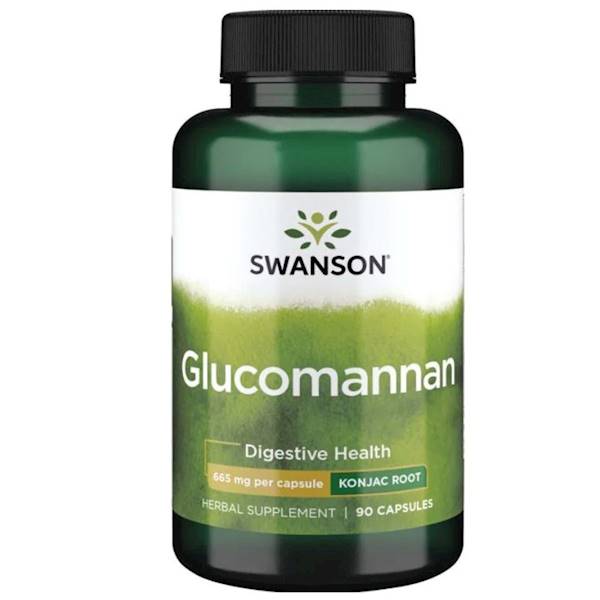 Glucomannan 665mg 90 kasps Swanson