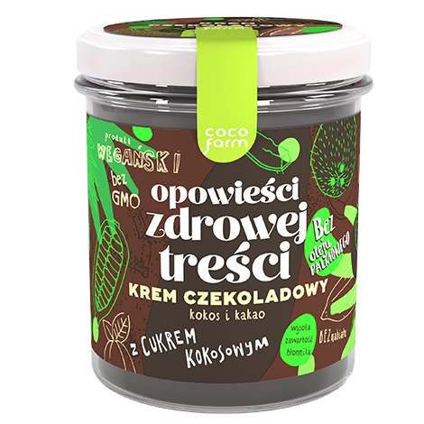 Krem orzechowy wegański kokos kakao 280g CocoFarm