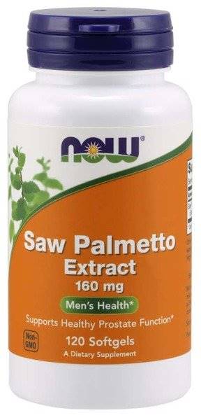 Saw Palmetto Extract 160mg 120 kaps NOW