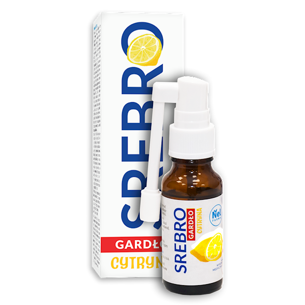 Srebro gardło cytryna 20ml Nelfarma