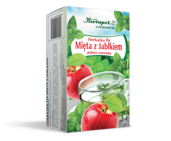 Herbatka mięta z jabłkiem fix Herbapol